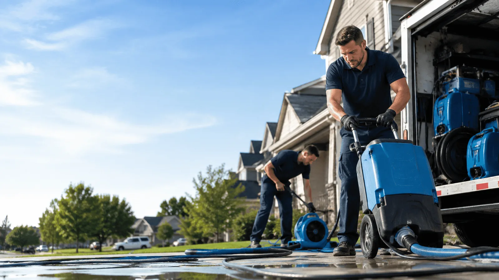 Dehumidification being performed in Blairsburg, IA